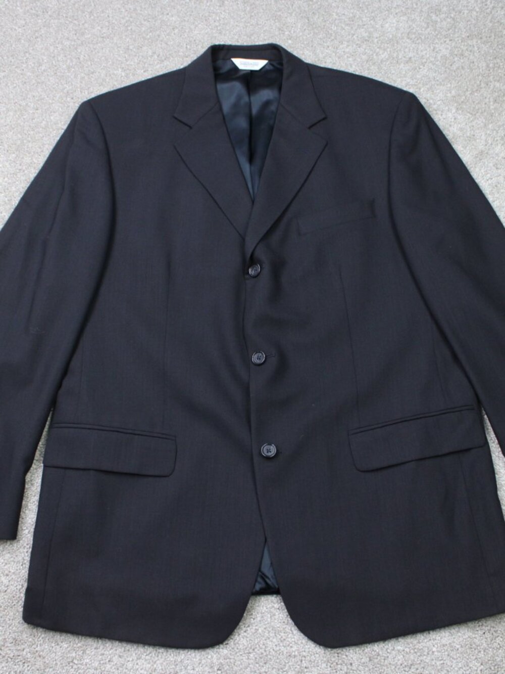 Joseph & Feiss Blazer Mens 41 Regular Black 100% Worsted Wool International